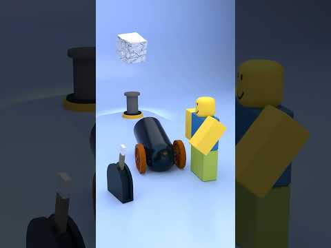 Cannon VS Marble #shorts #blender #babft #roblox
