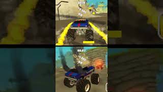 Car Crashes From Monster Truck Racing Hero Game #Shorts