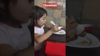 @chowman a gia ata ki khelam??? #chowman #lambrecipe #cutebaby #eating #girlscrush #everyone #love