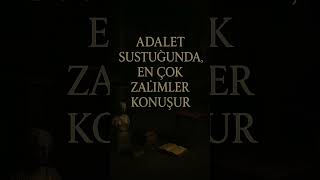 Adalet sustuğunda kim konuşur?#adalet #felsefe