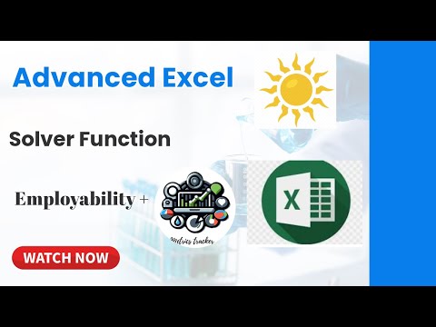 Excel Solver Tutorial: Solving the Assignment Model Problem
