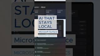Fast on-device AI for everyday tasks. #intel #5G #microsoftcopilot #microsoftsurface