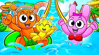 SPRUNKI FAMILY Goes To WATERPARK in Roblox!