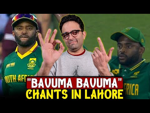 Lahore crowd erupts with 'Bavuma, Bavuma'; Fans claim 'Temba Bavuma is bigger than Virat Kohli'