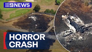 'Big fireball': Plane crashes killing four people | 9 News Australia