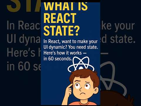 REACT STATE & useState Hook 🔥🔥 #shorts #coding