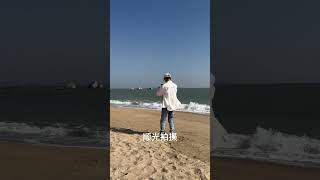 手机支架在海边拍出高级打卡照 #advancedselfie  #selfie  #streetphotography  #phototips  #portraitphotography