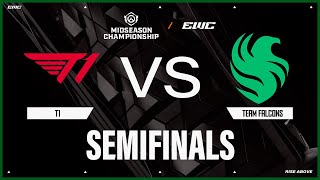 T1 vs. Team Falcons | OWCS MSC at EWC 25 - Day 4 - Semifinals
