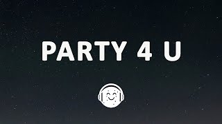 Charli XCX - party 4 u (Lyrics)