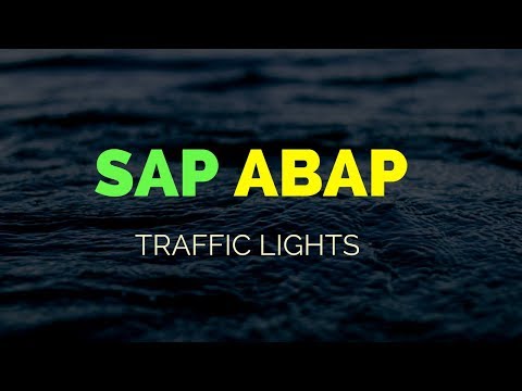 SAP ABAP Tutorial--Traffic lights in ABAP ALV Report