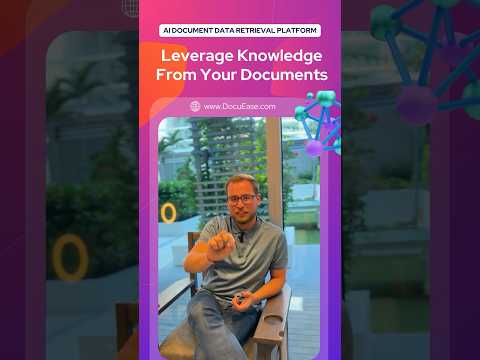 DocuEase - Ai Document Data Retrieval Platform, with CEO & Co-Founder Dan Zabokrytskyi speaking.