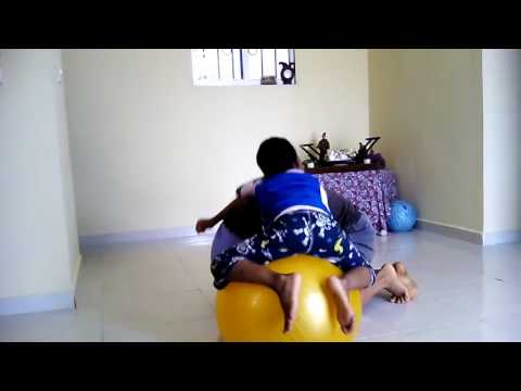 The kids go nuts over yoga balls...