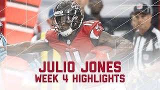 Julio Jones' Career-High 300-Yard Game! | Panthers vs. Falcons | NFL Week 4 Player Highlights