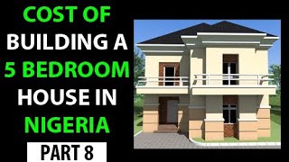 Building a 5 Bedroom 2 Storey House in Nigeria COST # 8 Walls from DPC to Ground Floor Lintels