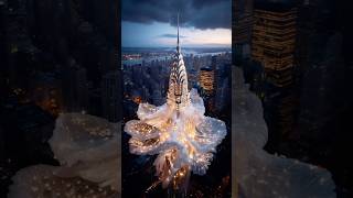Chrysler Building Transformed into a Dazzling Fantasy Masterpiece-The Future of Art and Architecture