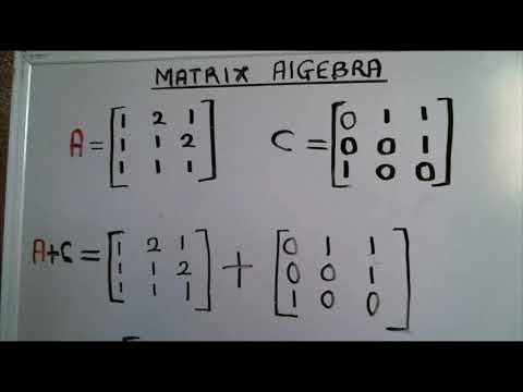 Introduction to MATRIX  addition  and subtraction : Math