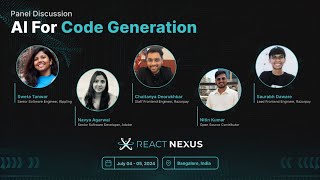 Panel Discussion on AI for Code Generation | React Nexus 2025