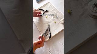 the process ➤ the product ✨#handmadejewelry #process #shortsvideo