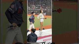 2025.2.12 台韓國際交流賽_朴淡備❤️ #樂天巨人啦啦隊 #cheerleader #朴淡備 #박담비