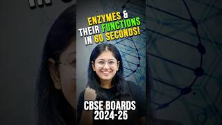 Enzymes and Their Functions Explained in 60 seconds😱📚⏰🔥#class10 #class10biology #enzymes