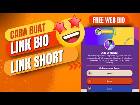 CARA MEMBUAT WEBSITE LINK BIO GRATIS!!! INSTAGRAM, TIKTOK, WEB BIODATA, WEBSITE LINKTREE, LINK SHORT
