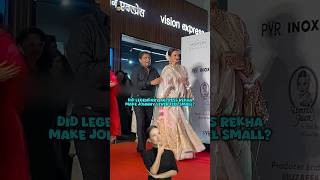 Did Legendary Actress Rekha Make Johnny Lever Feel Small? #bollywood #rekha #johnnylever