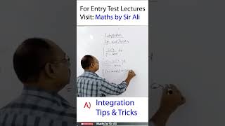 Integration Formulas | #shorts
