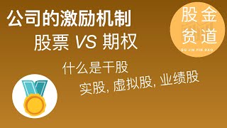 公司激励员工的机制：股票还是call期权。什么是干股？