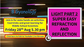 Light Part 2: Easy Refraction and Reflection