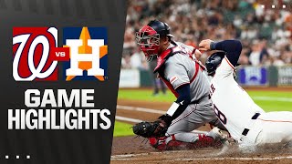 Nationals vs. Astros Game Highlights (7/29/25) | MLB Highlights