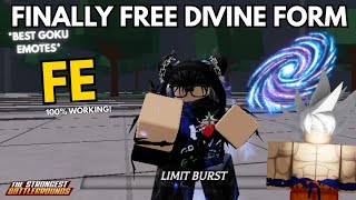 TSB SCRIPT GET FREE EMOTE DIVINE FORM | WORKING FE SCRIPT BEST EMOTE | YOU DONT NEED TO PAY IT!🔥