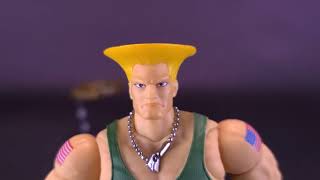Jada Toys Street Fighter II 6" Guile Action Figure Review | @TheReviewSpot