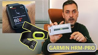 GARMIN HRM-PRO : unbox - impressions - connect to Apple Watch