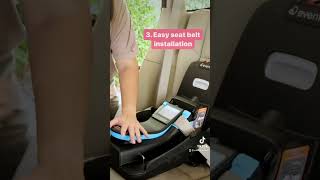 Evenflo dual ride infant car seat and stroller combo