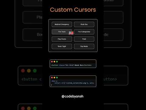 Custom Cursor | JavaScript Project | Codebyansh | #shorts #javascriptprojects  #codebyansh