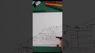 WOW... I NEEDED to slow down! Relaxed sketching ideas  #urbansketch #arttutorial #drawingtutorial