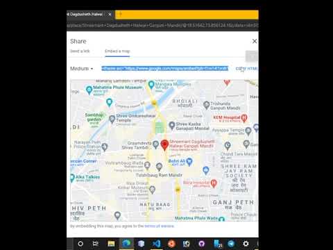 How to embed a map in WebPage #html #css #javascript