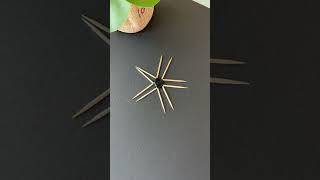 几根牙签就能带孩子做个科学小实验，大家知道是什么原理吗#手工diy #幼儿园手工 #科学小实验
