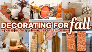 FALL KITCHEN DECORATING IDEAS 🍂 Functional + Cozy Fall Decorations | Fall Decor Home Styling