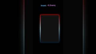 How to make a box border glowing colour effect animation using html and CSS | #ytshort #yt
