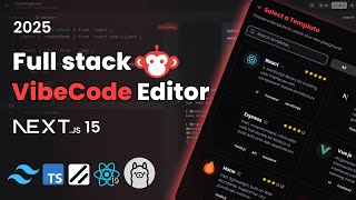 Build a Web Based AI IDE | Nextjs 15  , React , WebContainers , Prisma , Ollama | Stackblitz Clone