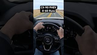 0-60 In The 2024 Mazda CX-90 Plug In Hybrid