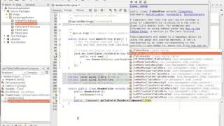 TUTO : How to change JTable's header background color DefaultTableCellRenderer? | java on netbeans