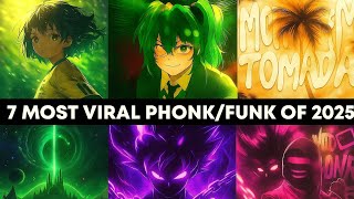 7 most viral phonk/funk of 2025 that will boost your aura🔥☠️#avee_player #phonkagressive #phonkdrift