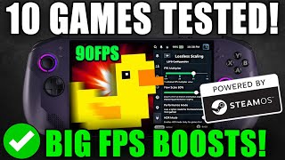 10 Lossless Scaling Frame Generation Games TESTED On Legion GO S Z1 Extreme!