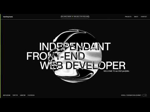 Henri Heymans 2021 Portfolio - Freelance front-end web developer