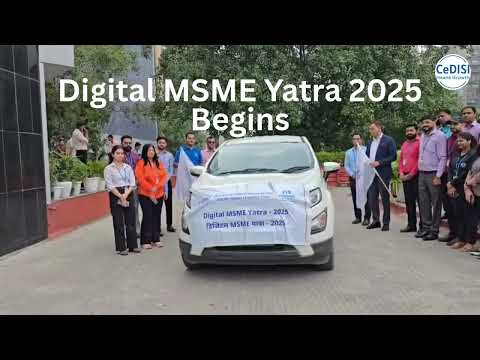 #DigitalMSMEYatra 2025 Flagged Off! Digital MSME Yatra by CeDISI Trust. Muthoot Microfinance