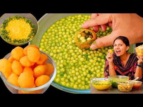 Panipuri's spicy water, sweet water, ragda and potato masala | Panipuri recipe | Golgappa Recipe ...