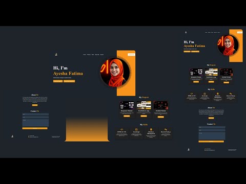Build a Stunning Responsive Portfolio HTML, CSS & JS Source Code