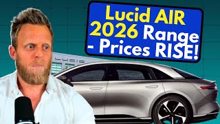 NEW Lucid AIR Range, Prices and Specification changes for 2026